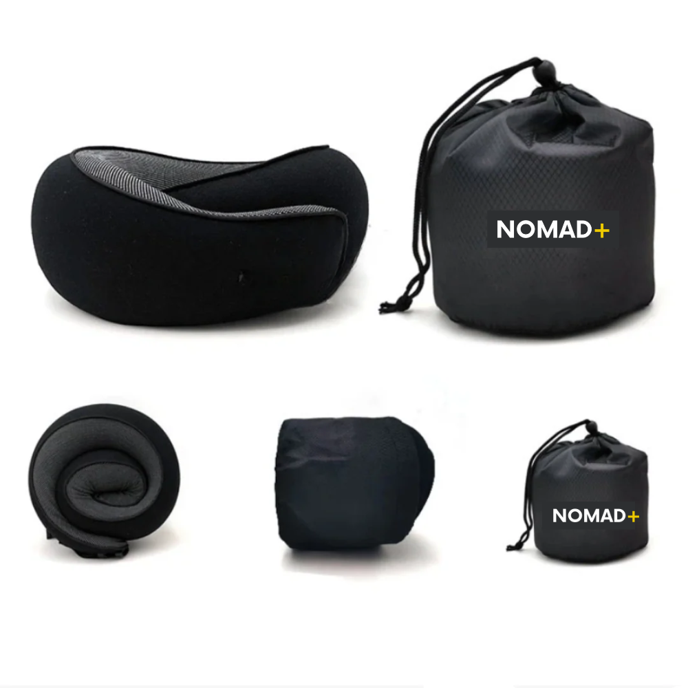 Nomad+ Oreiller de Voyage Ergonomique – Confort Absolu pour Vos Déplacements