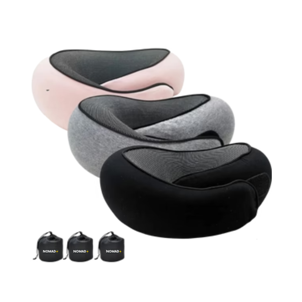 Nomad+ Oreiller de Voyage Ergonomique – Confort Absolu pour Vos Déplacements
