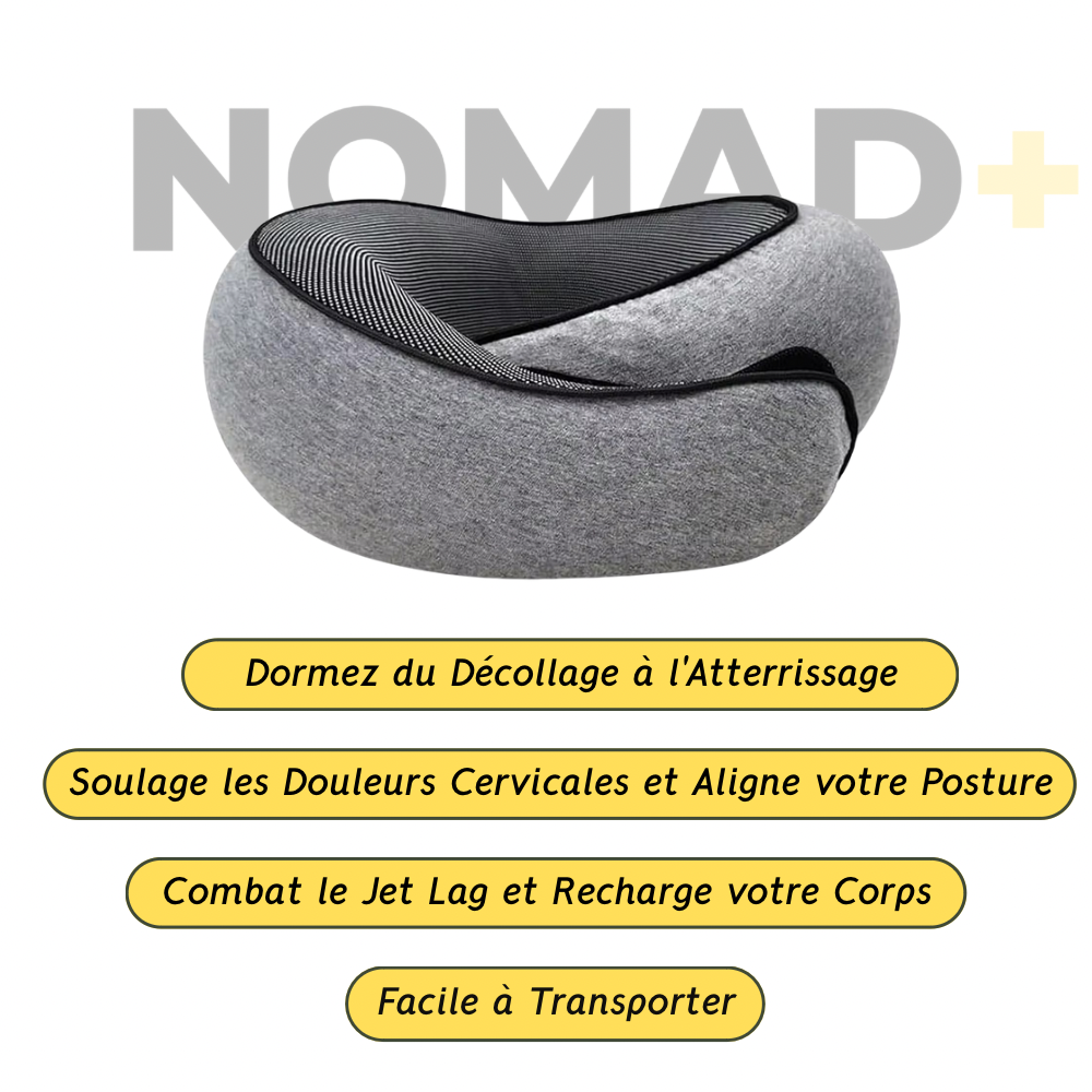Avez-vous du mal à voyager longtemps à cause de douleurs cervicales et d'inconfort ?