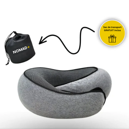 Nomad+ Oreiller de Voyage Ergonomique – Confort Absolu pour Vos Déplacements